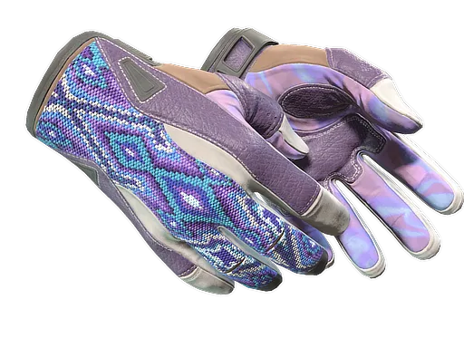 ★ Gants Sport | Violet Beadwork