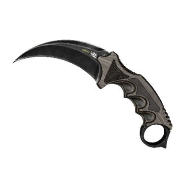 ★ Karambit | Black Laminate (Well-Worn)