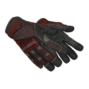 ★ Specialist Gloves | Crimson Web (Battle-Scarred)