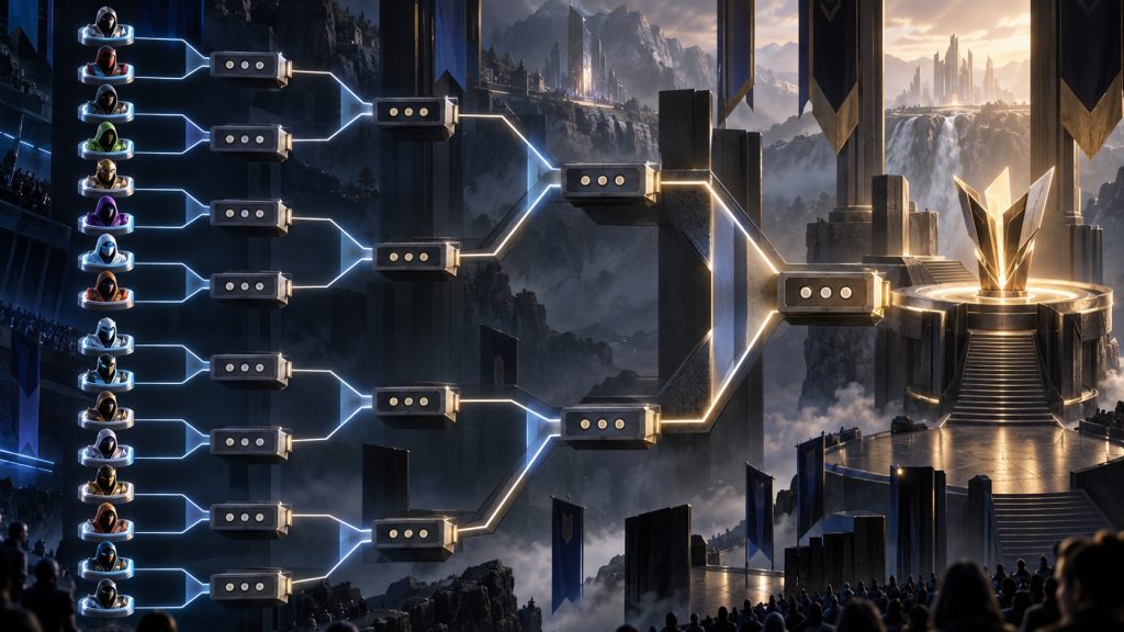 Un tableau suisse à seize équipes crée plusieurs parcours en best-of-three