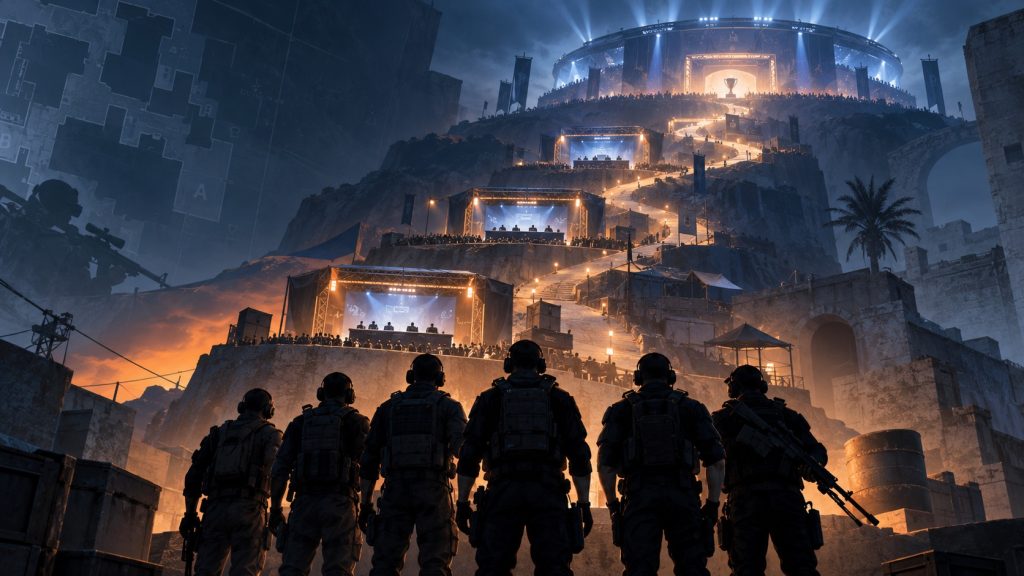 Ein Team beginnt einen langen Ranking-Weg über offene LAN-Events